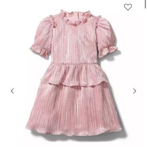 Janie and Jack Pink Pleated Formal Dress